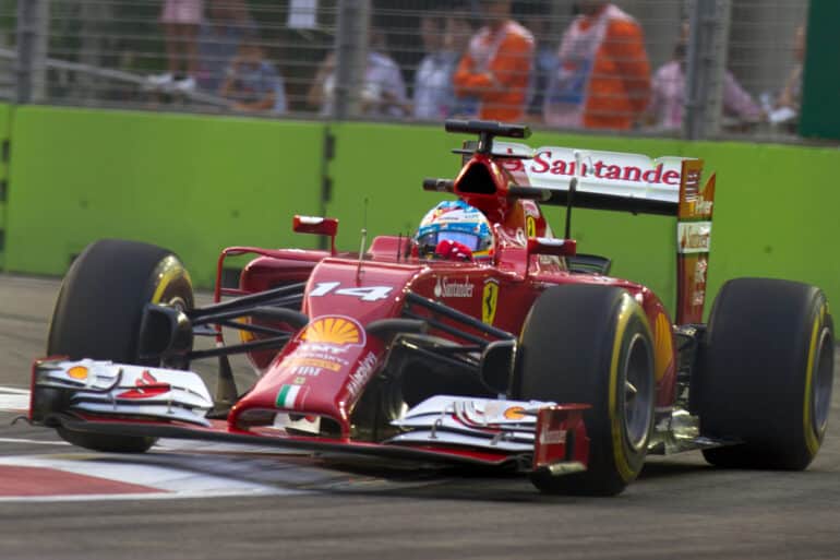 Fernando Alonso 2014 Singapore FP1