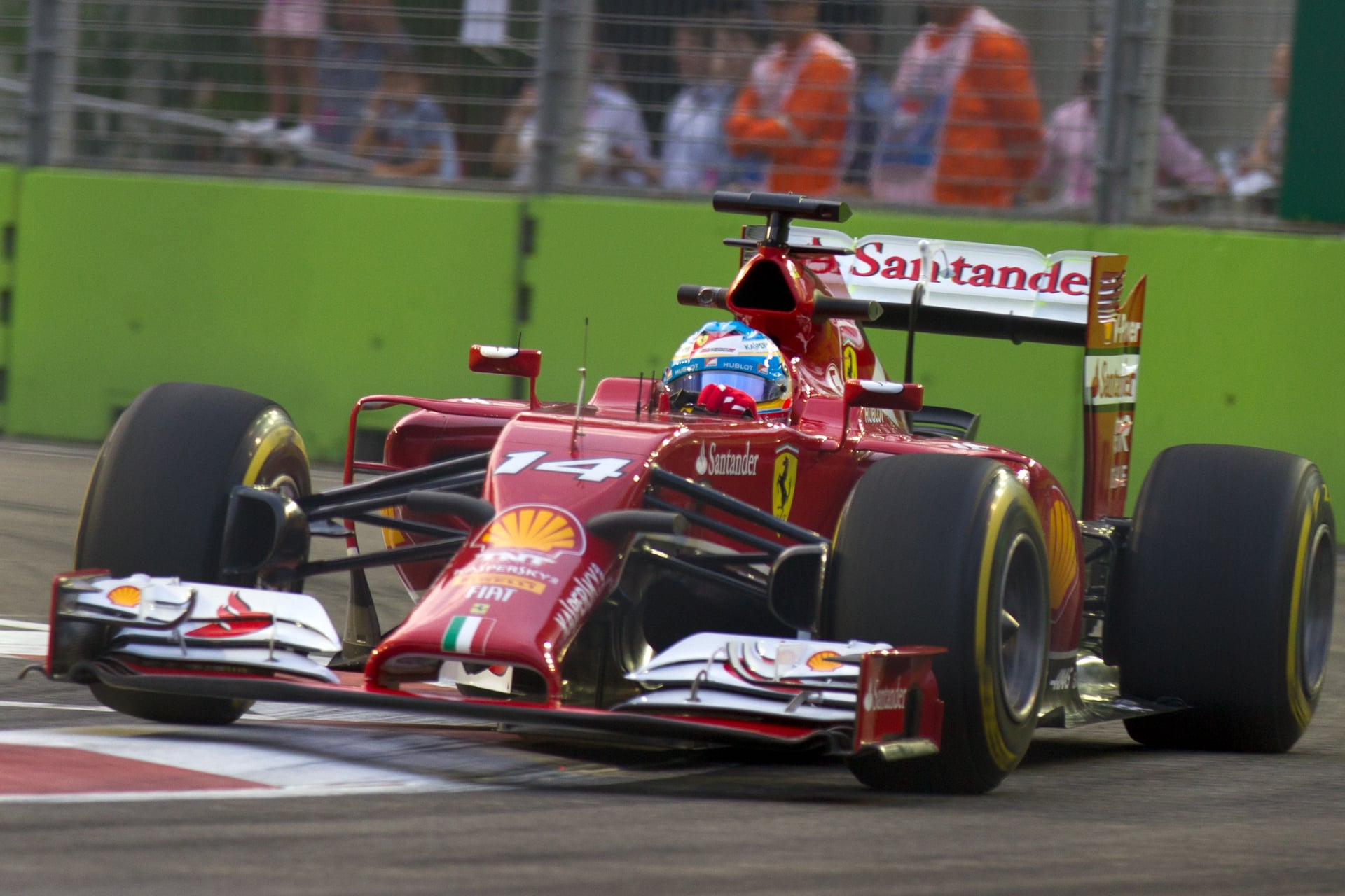 Fernando Alonso 2014 Singapore FP1