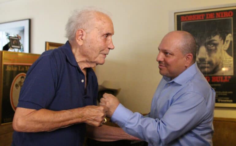Lorenzo Tartamella and Jake LaMotta