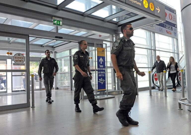tel aviv aeroporto polizia fg ipa