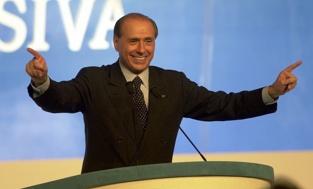 Berlusconi comizio