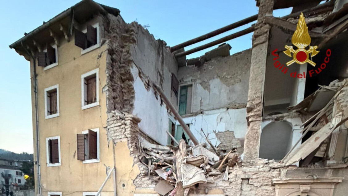 Esplosione in palazzina nel Veronese, morto un uomo sotto le macerie