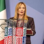giorgiameloni etiopia palco afp