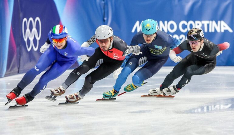 sighel nelle qualificazioni di short track