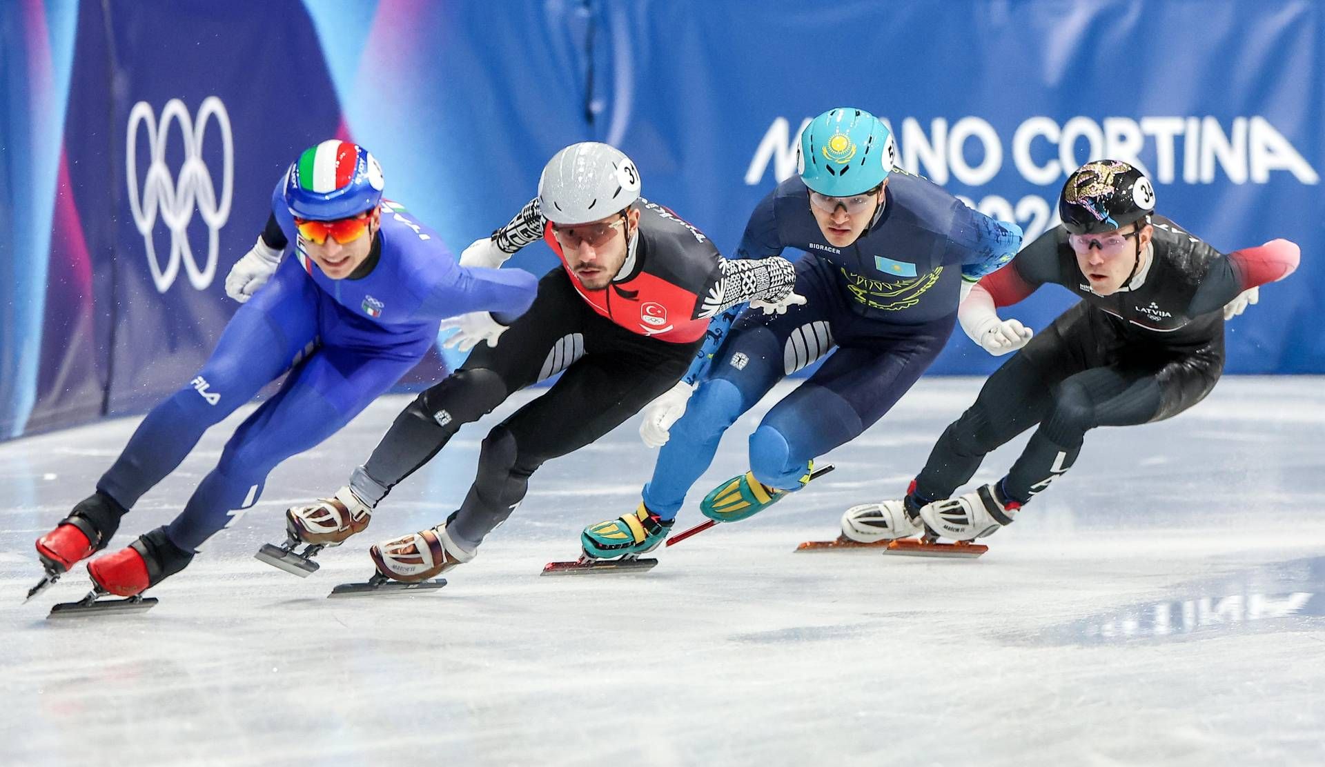 sighel nelle qualificazioni di short track