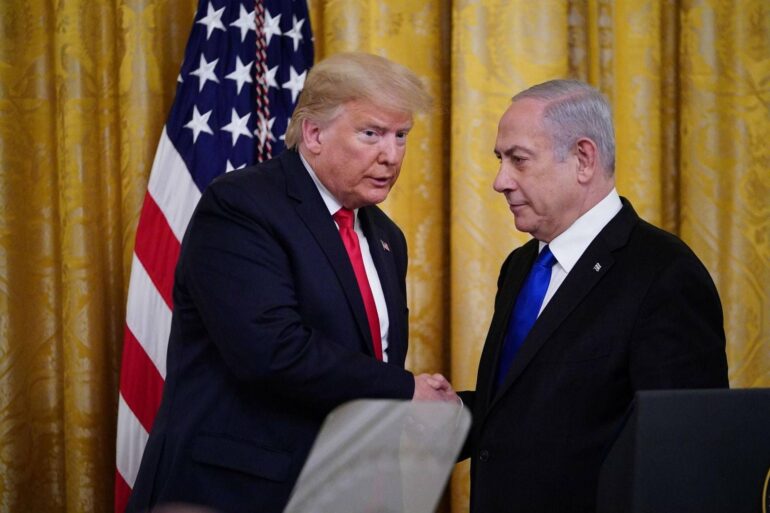 trump netanyahu afp