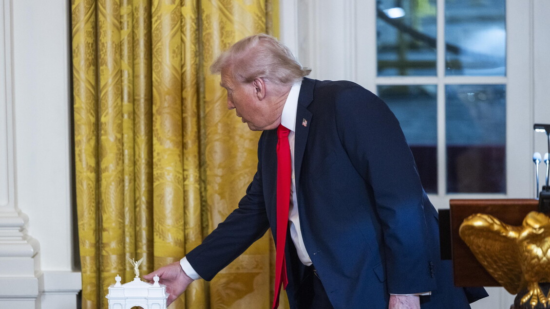 Casa Bianca, domani sarà presentato il progetto per l’arco di Trump, 76 metri