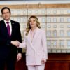 Rubio a Meloni, impegno Usa per stretta collaborazione su priorità condivise