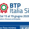 Domani via al collocamento del Btp Italia sì, ombrello per il caro-prezzi