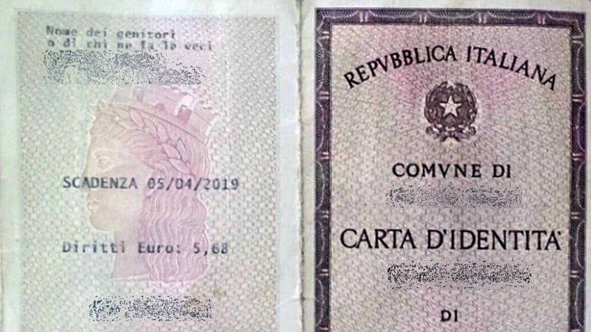 Da oggi la carta d’identità cartacea non è più valida per espatrio